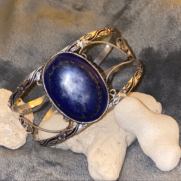Jewelry - SALE ⭐️ Lapis Lazuli Natural Gemstone handmade cuff